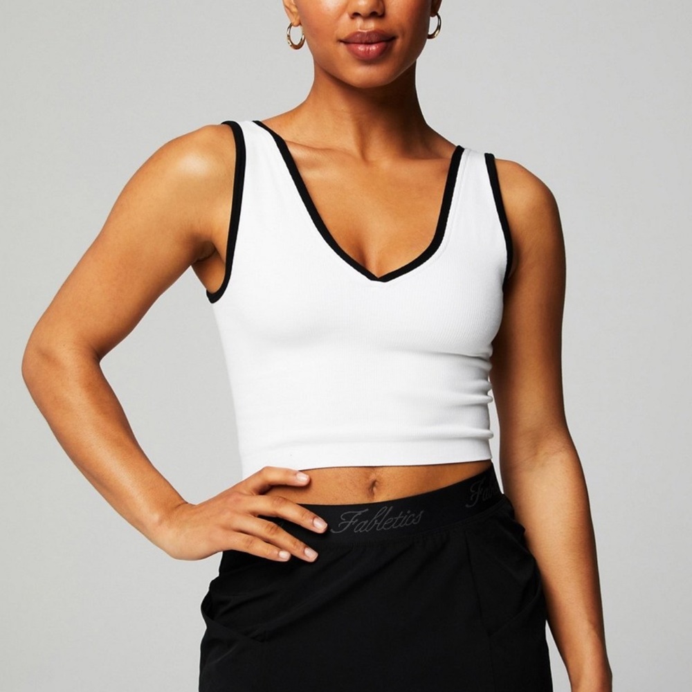 2 Fabletics V-Neck Tops